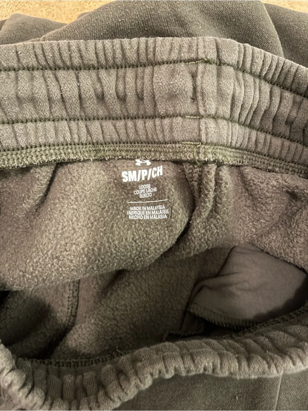 Under Armour Olive Cargo Jogger Sweatpants - Picture 2 of 3